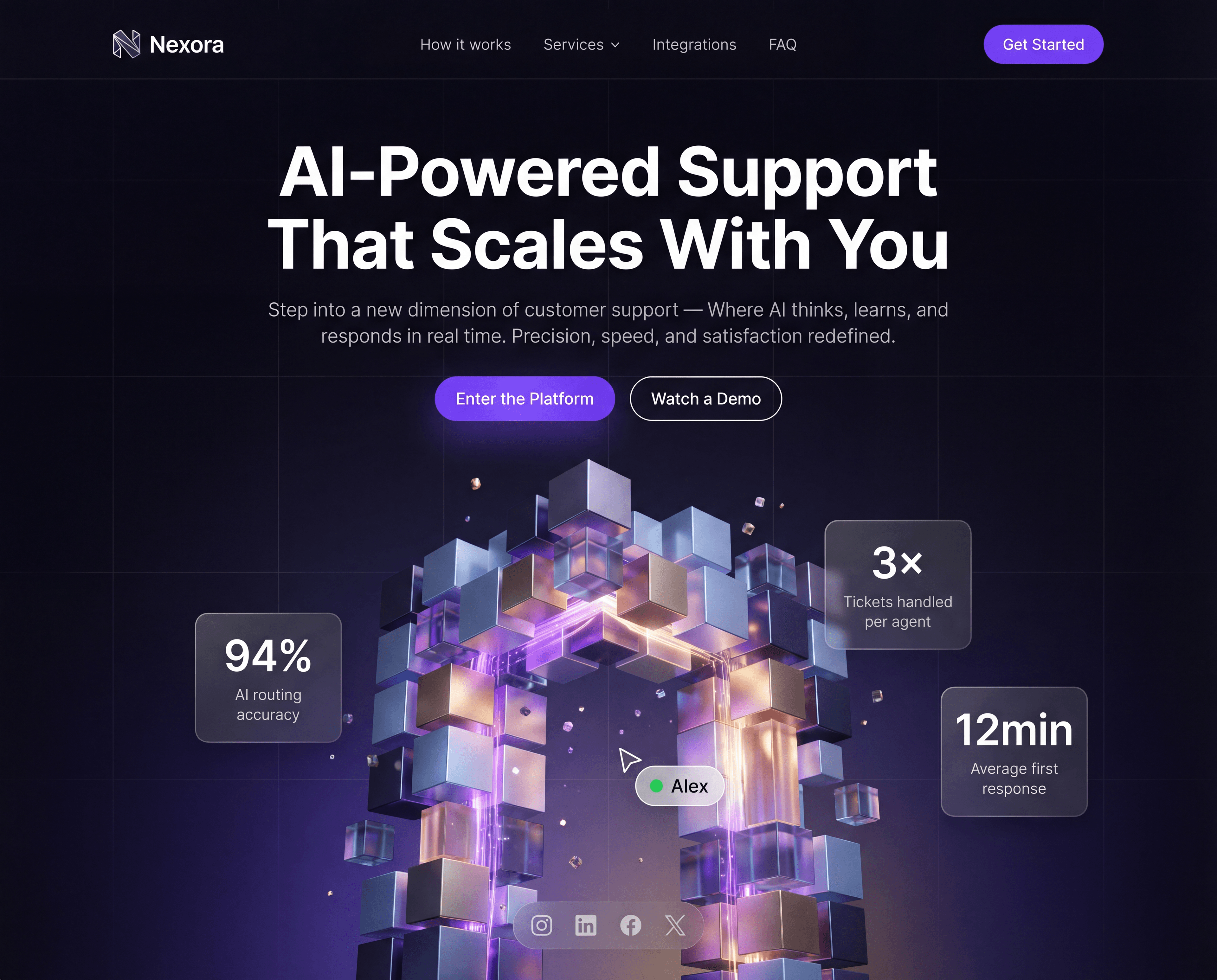 Nexora helpdesk platform
